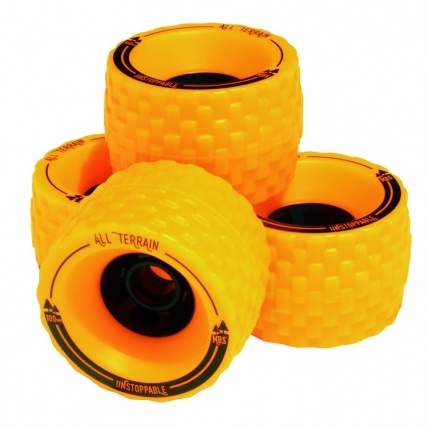 MBS All Terrain Longboard Wheel Orange